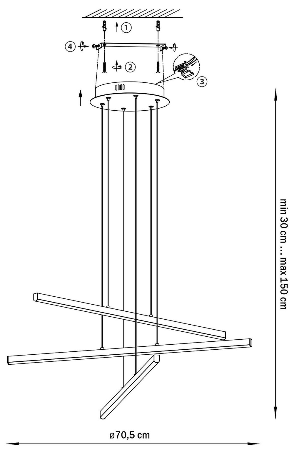 Подвесная люстра Lightstar Palla 739132
