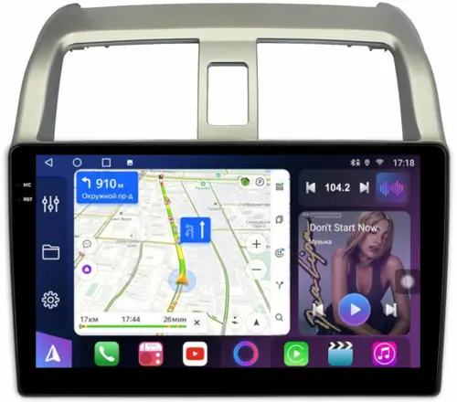 Магнитола для Honda Airwave 2005-2010 - FarCar S500-TS18 монитор 9.5" QLED на Android 14, CarPlay, 4G SIM-слот