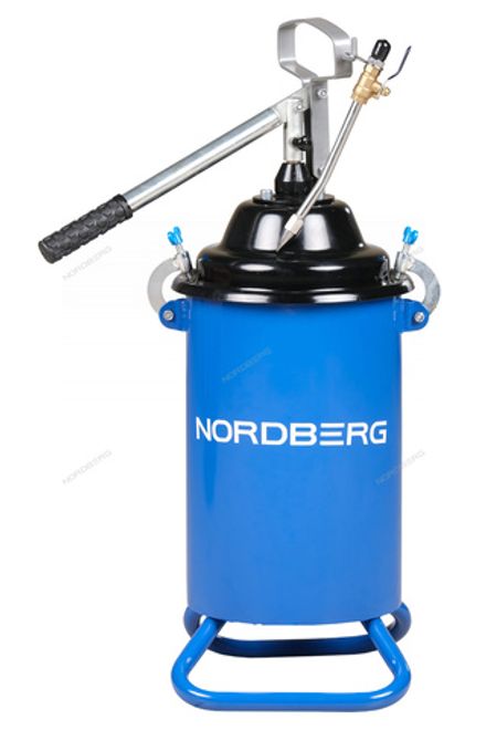 Цена на NORDBERG (N5012) Установка для раздачи густой смазки ручная, 12 л