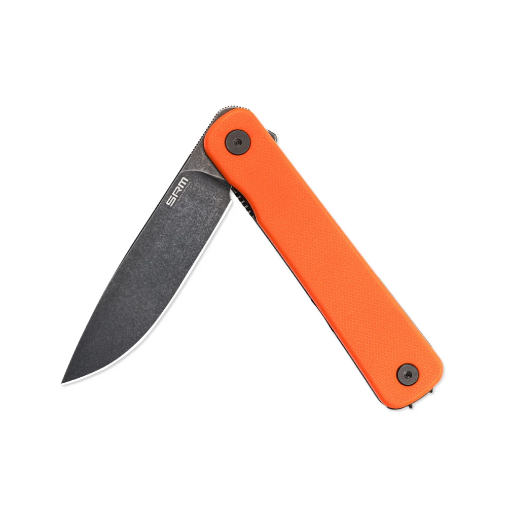 Нож складной SRM 135L-GJ Palfrey Blackwash (14C28N, Orange G10/Steel)