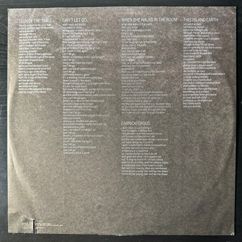 Bryan Ferry ‎– The Bride Stripped Bare (США 1978г.)