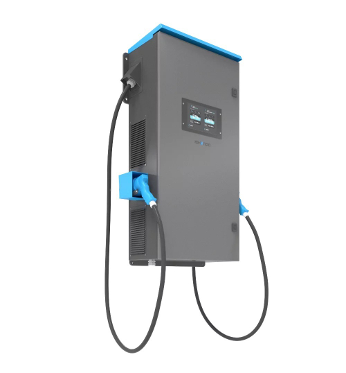 Зарядная станция Юнипро TRIO 60 кВт (3 из CCS, GB/T, СHAdeMO)+M+D ОСРР POS