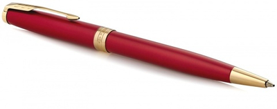 Шариковая ручка Parker Sonnet 1931476, Lacquer Intense Red GT, стержень: M, цвет чернил: black , в подарочной упаковке
