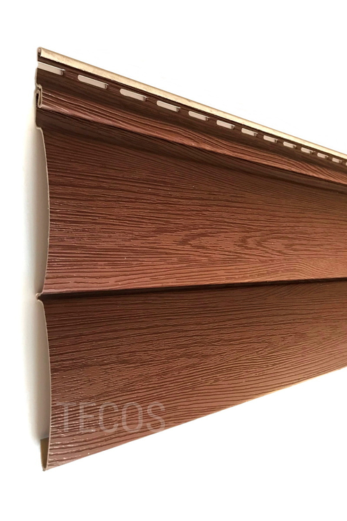 Сайдинг Акриловый блок хаус Tecos  Люкс Бразильская вишня