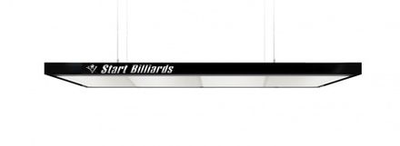Лампа STARTBILLIARDS Club select 4 секции (Ral 9005 муар (black),Без рассеивателя (комплект))