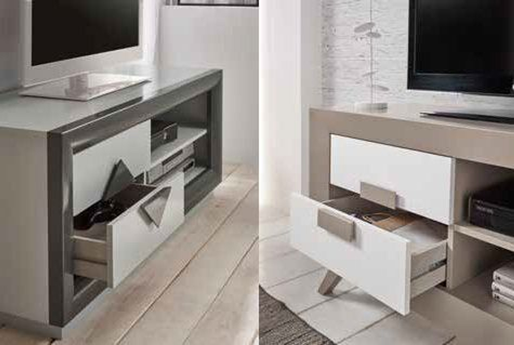 Тумба ТВ Cloe 2013 Moka/Blanco Disemobel