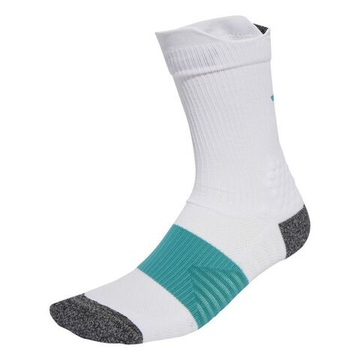 Теннисные носки Adidas Runboost - белый/чисто-бирюзовый