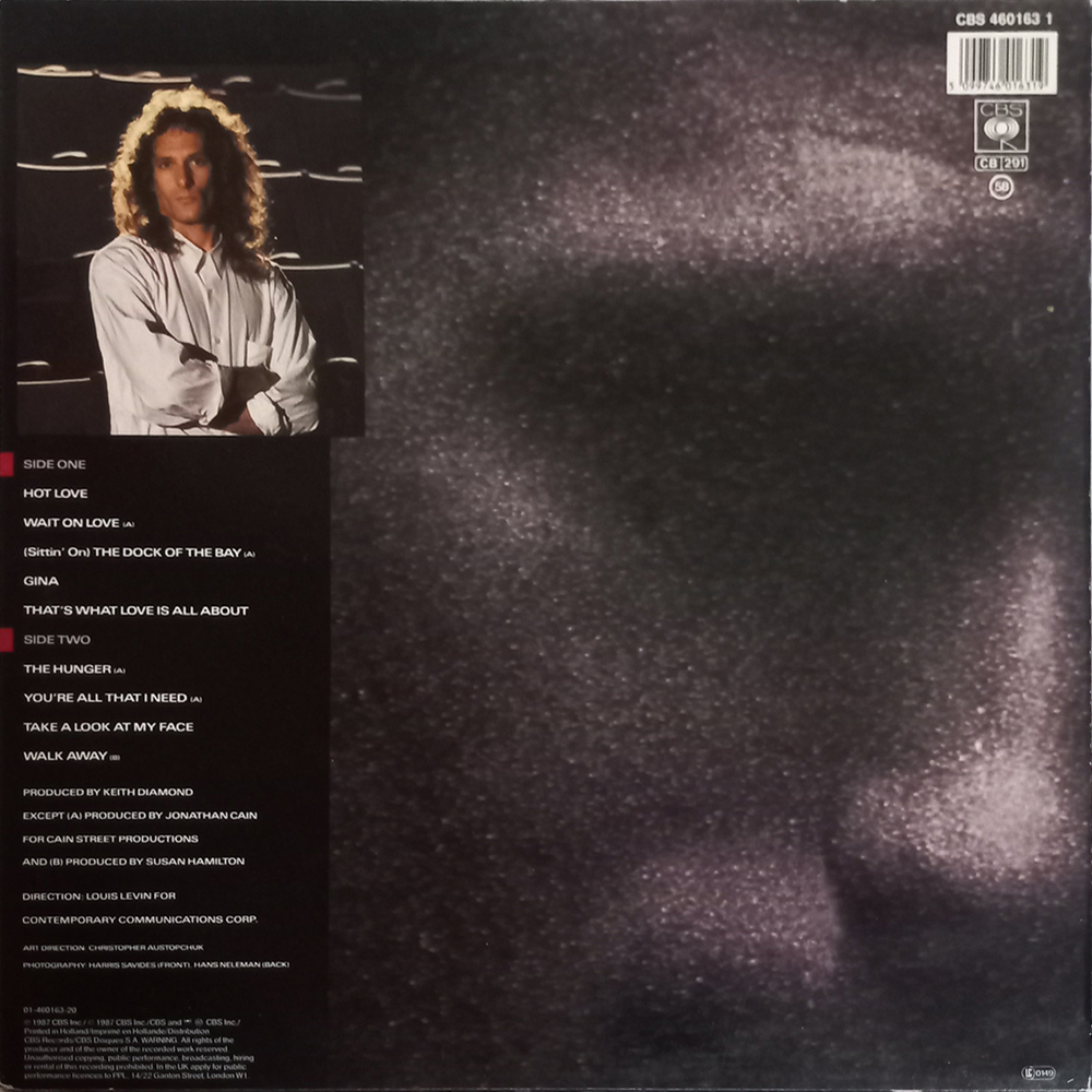 Michael Bolton / The Hunger (LP)