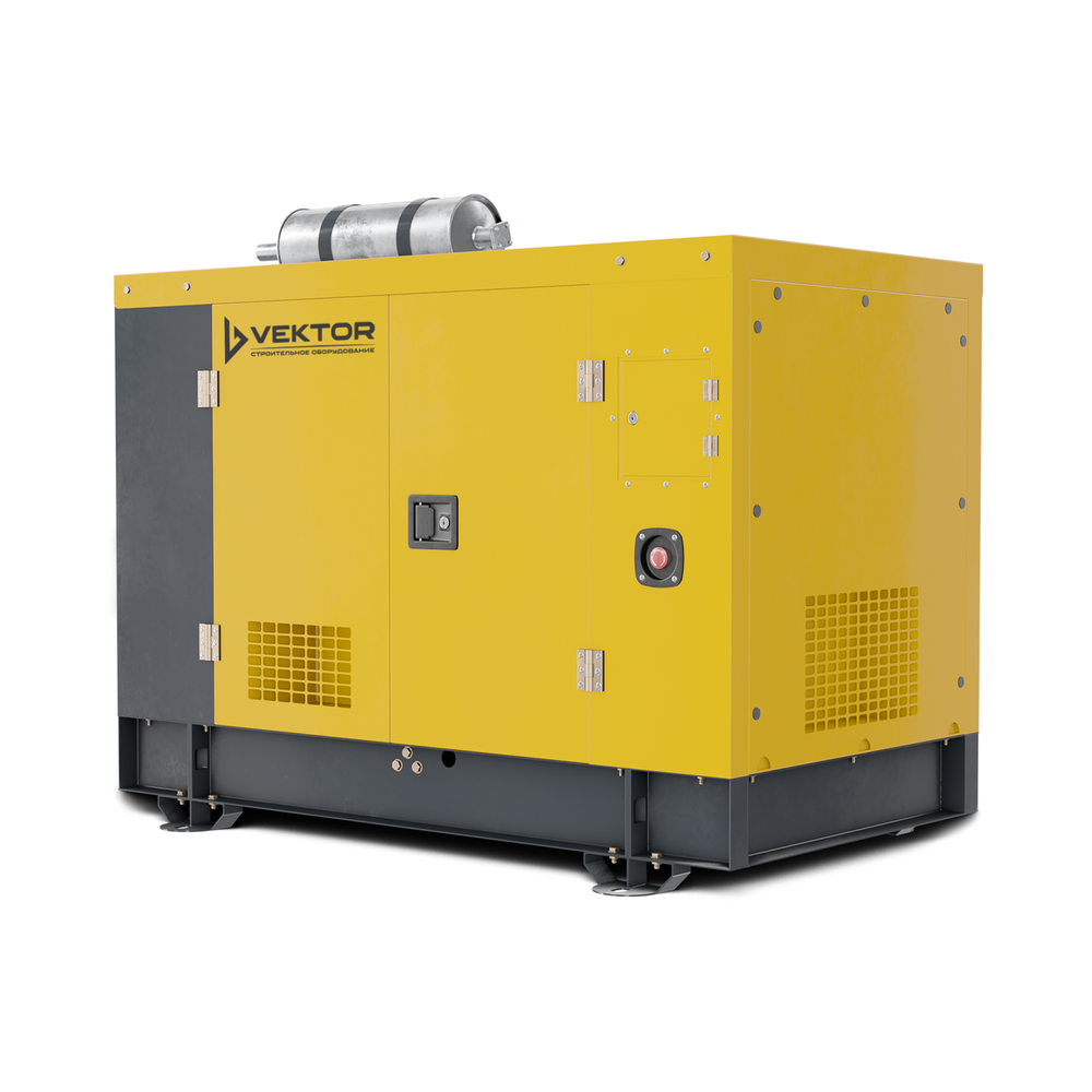 Дизельный генератор Vektor AD-50Y-T400 в уличном кожухе - [ДГУ 50 кВт / Yunnei]