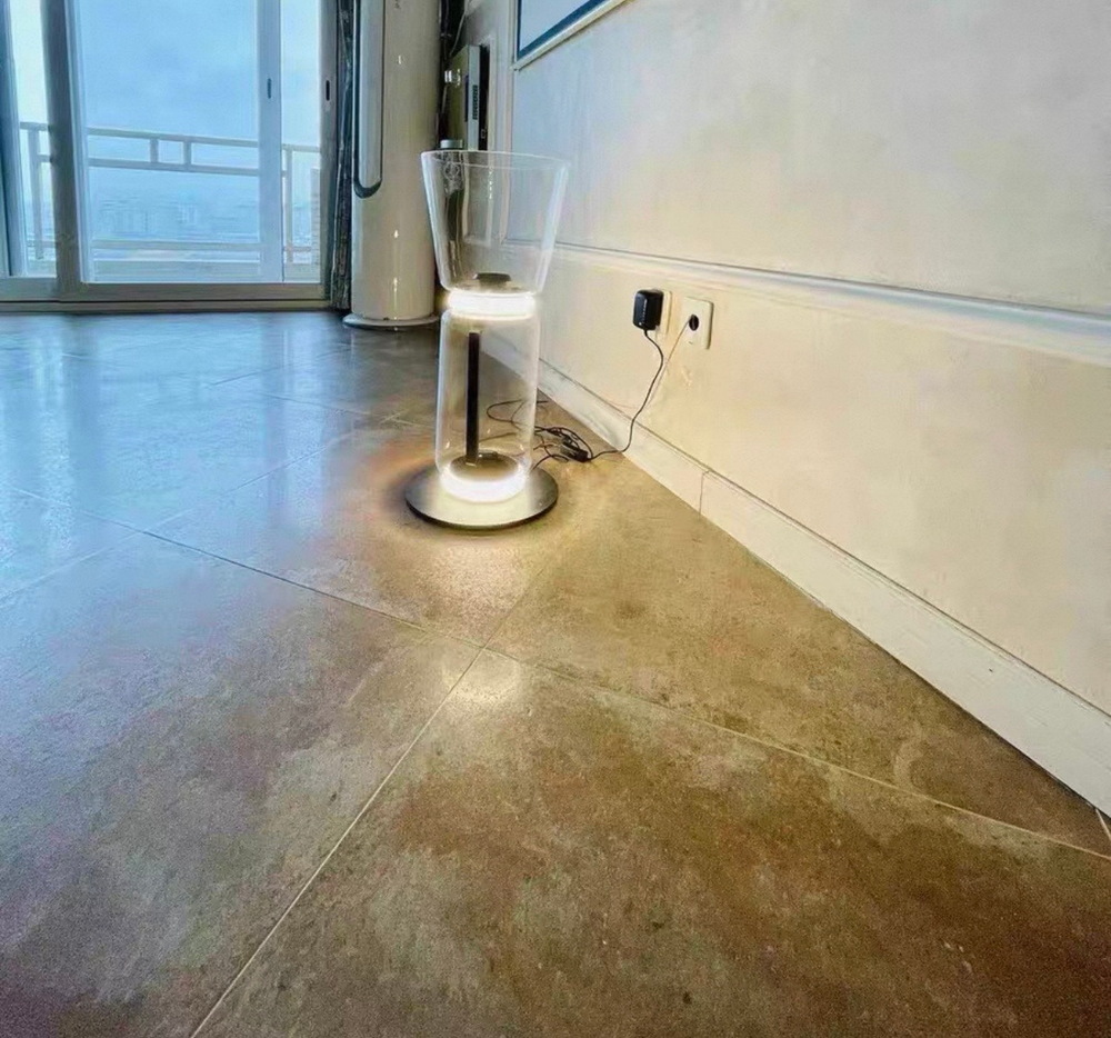 Floor design lamp Noctambule Cone by Flos