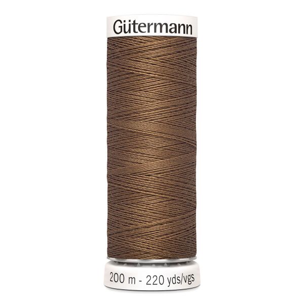 Нитки универсальные Gutermann Sew-all 100 (200 метров), 5 кат. | 180 золотистая охра