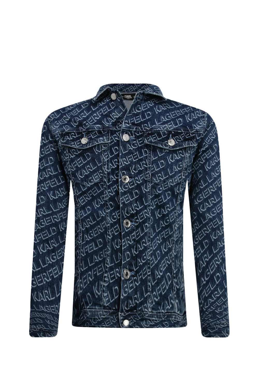 Джинсовая куртка Karl Lagerfeld Kids - голубой(Z26101)