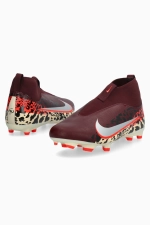 Бутсы Nike Zoom Mercurial Superfly 10 Academy FG/MG Junior - бордовый