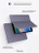 Чехол книжка для iPad 7/8/9 (10,2")/ Pro (10,5") Gurdini Milano Series Lavender