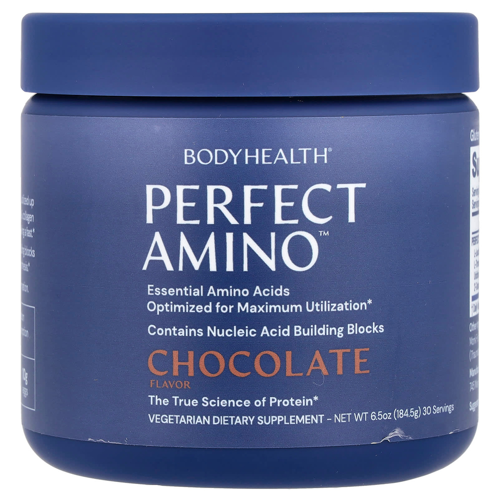 BodyHealth, Perfect Amino ™, шоколад, 184,5 г (6,5 унции)