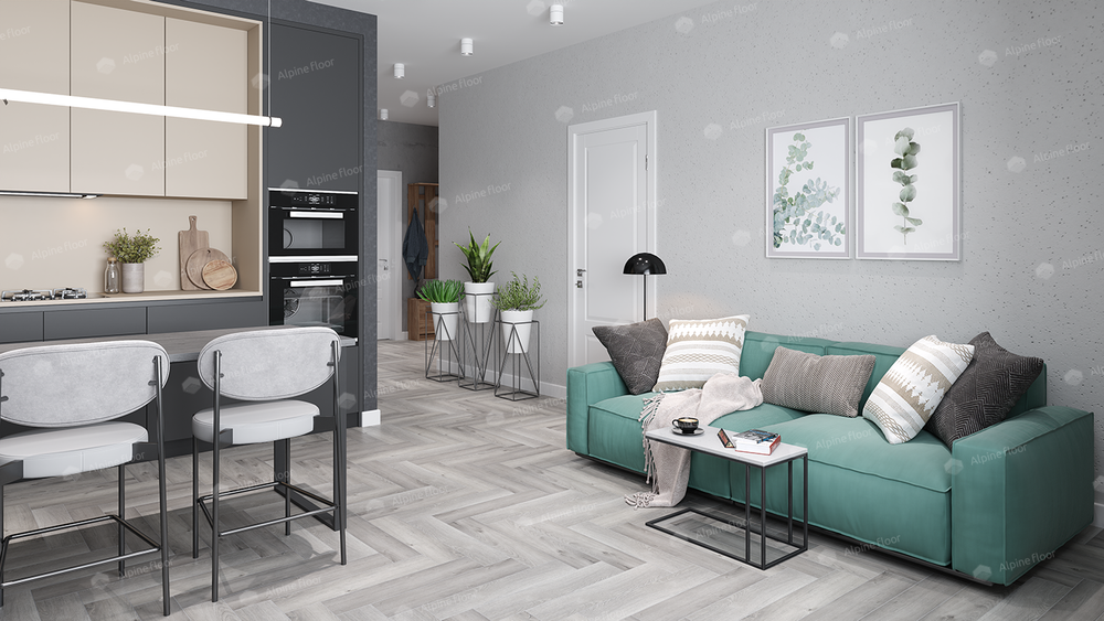 LVT плитка Дуб Лейтена ECO 16-18