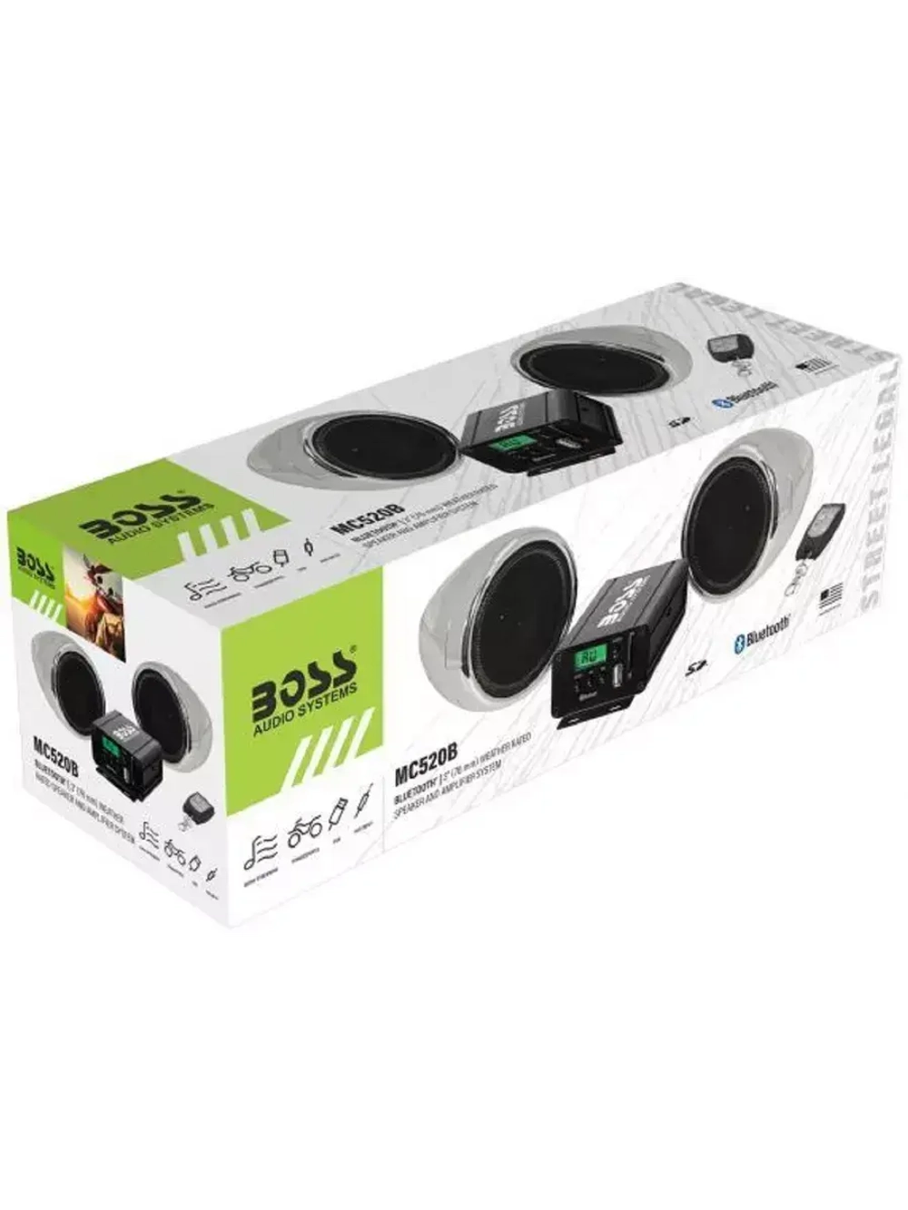 Аудиосистема Boss Audio, 600W, BLUETOOTH/USB/SD/Aux, 2x3''