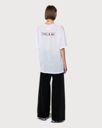 MM6 MAISON MARGIELA ФУТБОЛКА ЖЕНСКАЯ БЕЛАЯ С ПРИНТОМ
