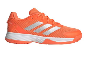 Детские Кроссовки теннисные  Adidas Ubersonic K - lucid orange/silver metallic/cloud white