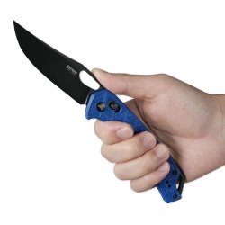 Нож складной SRM 9201-PL Retriever Black (8Cr13MoV, Blue FRN)