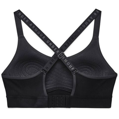 ТОП теннисный Under Armour Womens Infinity Mid Printed Bra - black