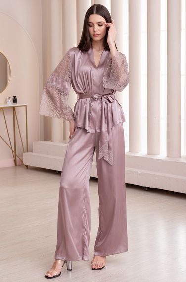Пижама комплект 3 предмета Mia-Amore 7266 "Misty" латте