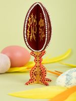 Яйцо декоративное фанера 5.5х5.5х13.5 см, Mr.Carving КЛ-25