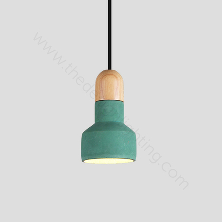 Pendant design lamp  QIE BAMBOO by Bentu Design (Green)