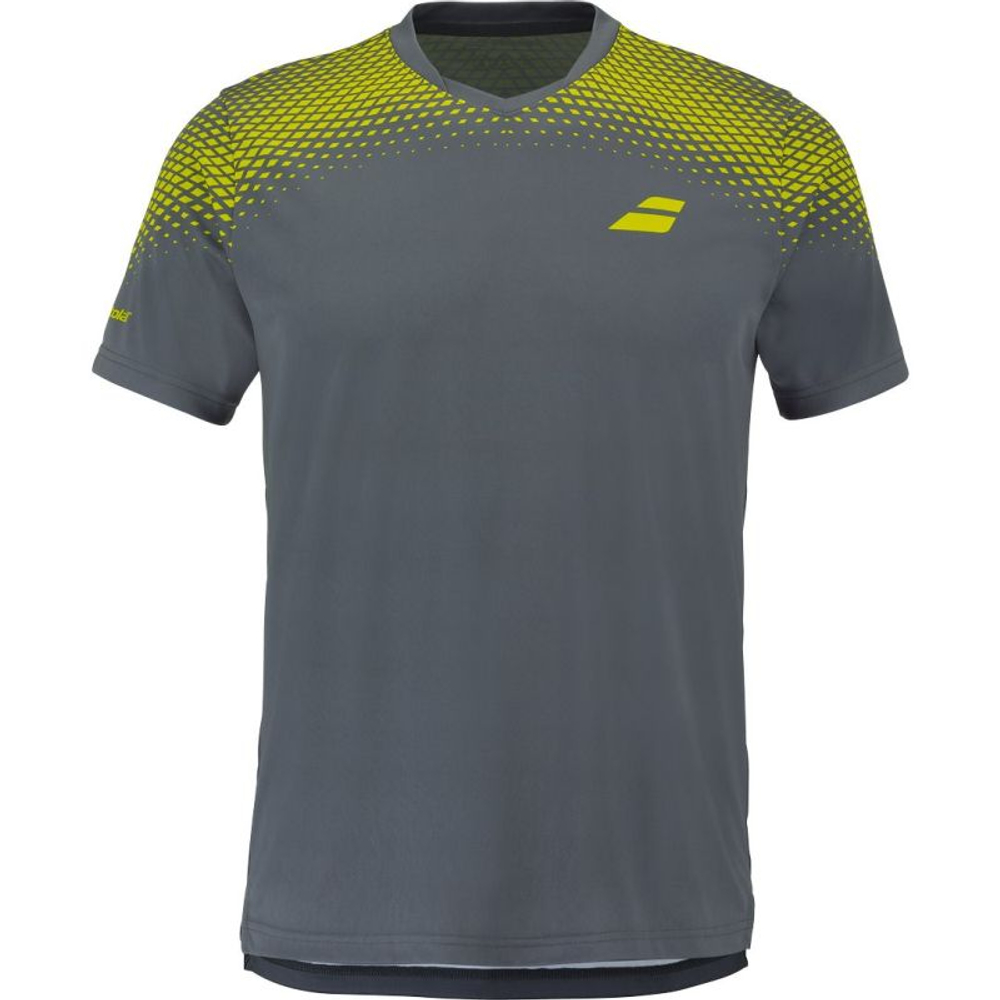Мужская теннисная футболка Babolat Aero Crew Neck Tee - Размер L