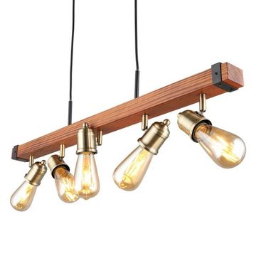 Подвесной светильник 5*E27 OML-94613-05 коричневый Castelluzzo Omnilux
