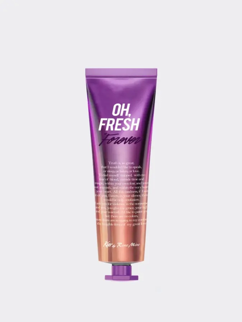 [Kiss by Rosemine] Крем для рук ЦВЕТОЧНЫЙ АРОМАТ ИРИСА Fragrance Hand Cream - Oh, Fresh Forever, 30 мл