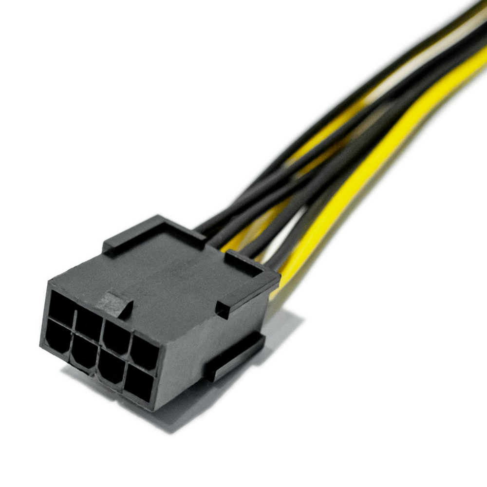 1 шт. Удлинитель PCI-E (8 pin), 20 см, для майнинга, для видеокарты, 8-контактный кабель, PCI Express, провод питания
