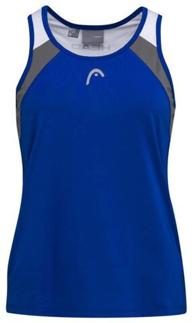 Футболка для девочки теннисная Head Club 22 Tank Top G - royal