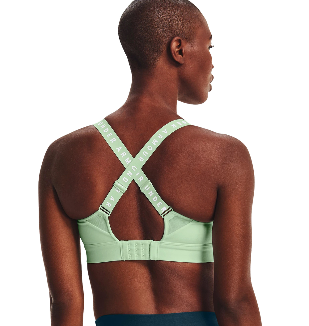 Женский спортивный бюстгальтер Under Armour Women's UA Infinity High Sports Bra — aqua foam/white