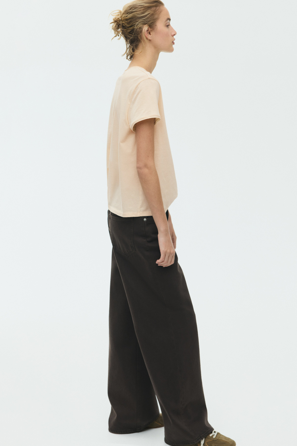 Футболка с загнутым краем - H&M