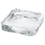 Подсвечник IKEA GLASIG (ГЛАСИГ), Стеклянный, 10x10 см