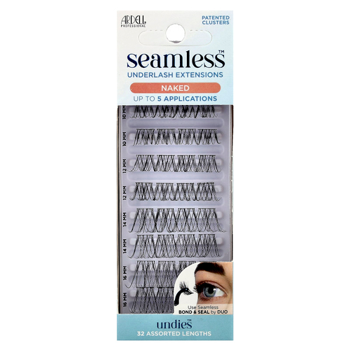 Ardell, Seamless ™, Underlash Extensions, Naked, 32 разных длины