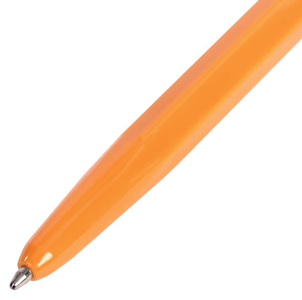 143331 Ручка шариковая BRAUBERG ORANGE Line Cиняя корпус оранжевый .узел 1мм (50шт) 143331