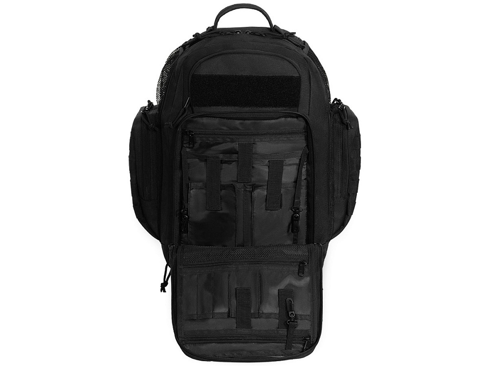 Рюкзак ShotTime городской/тактический Tactical 36л, ПВХ 600D, MOLLE, боковые термо карманы, чёрный, ST-BP-230 07-BK