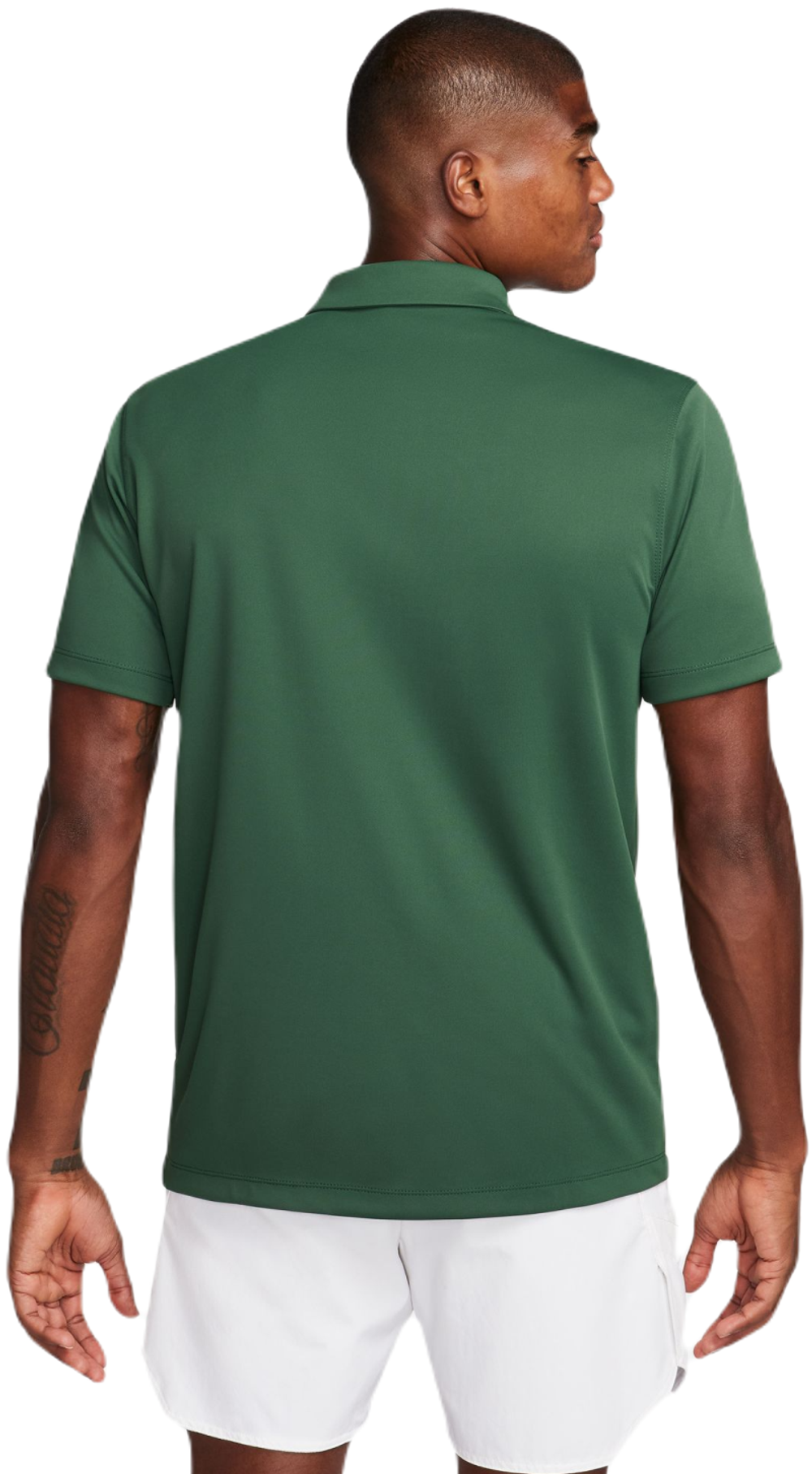 Мужское теннисное поло Nike Court Dri-Fit Solid Polo - fir/white