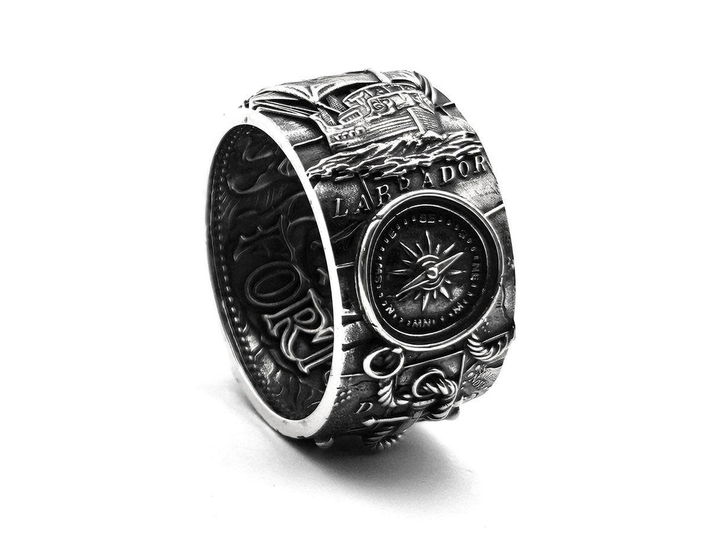 Кольцо из серебра с бриллиантом Pirate Tattoo-1 AZR-100