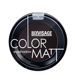 Luxvisage Тени для век компактные "COLOR MATT" тон 15 DEEP BLACK
