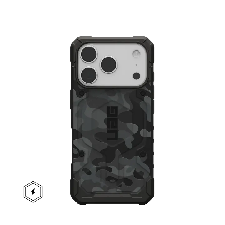 UAG Pathfinder SE with MagSafe Series Case for Apple iPhone 17 Pro Midnight Camo (Чёрный)