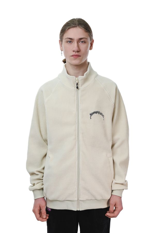 Толстовка Puff Zip велюровая бежевый - фото 1