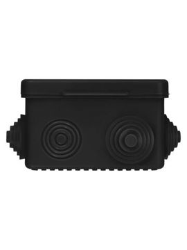 Коробка распределительная ОП 80*80*50мм IP54 черная TDM 1/32