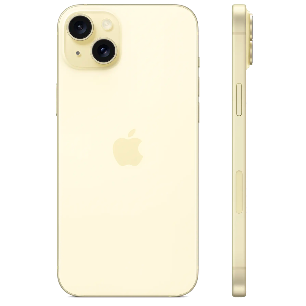 Смартфон Apple iPhone 15 Plus 256GB, Yellow (Желтый)