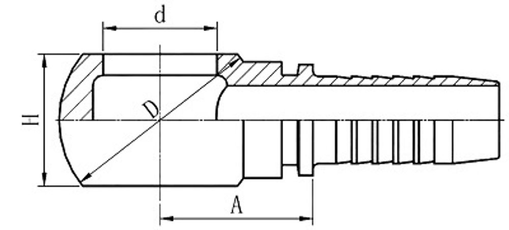 Фитинг DN 06 BANJO 1/2