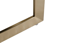Стул велюровый Garda Decor светло-бежевый - матовое золото 76AR-612GOLD-CR