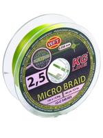 Шнур плетёный WFT KG MICRO BRAID Chartreuse 150/0040