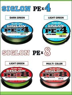 Шнур плетеный Siglon PEx4 150м